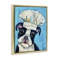 thumbnail image 3 of Stupell Industries Mix A Lot Chef Dog Gold Framed Floater Canvas Wall Art design by Lisa Morales, 21 x 17, 3 of 9
