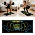 thumbnail image 5 of Bookk Squat Mat With Position 35x80cm Squat Mats Diatomaceous Earth Rubber Squat Mat For Home Yoga & Abs | Perfect For Squats Lunges & Core, 5 of 5
