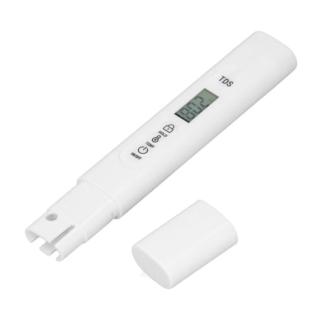 YAHHU TDS Tester Accurate Quick Measurement Portable Mini Water Quality Meter 0 to 9990ppm Range for Domestic Water Swimming Pool Aquaculture Hydroponics Environmental Testing