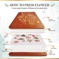 thumbnail image 4 of Kit de prensado de flores Aboofx, 6 capas, madera, 40 x 30 cm, para manualidades, 4 of 7