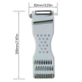 thumbnail image 4 of Multi-Purpose Grater Slicers Stainless Steel Dual Head Grater Vegetables Cutter Kitchen Fruits Peeler, 4 of 5