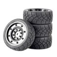 thumbnail image 3 of fastboy WLtoys 144001 124018 124019 RC Car Rubber Tire Set Racing Performance Black 1Set, 3 of 6