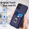 thumbnail image 5 of for Samsung Galaxy A05 Case, Card Holder Wallet Case, Ring Holder Stand, Wrist Hand Strap, PU Leather Anti-Scratch Shockproof Protective Flip Phone Cover for Samsung Galaxy A05 Case, Blue, 5 of 7