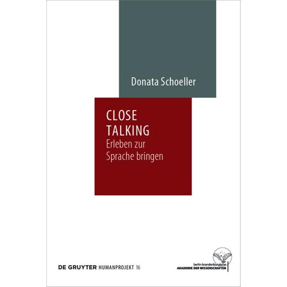 Humanprojekt Close Talking, Book 16, (Paperback)