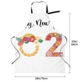 thumbnail image 2 of Cauagu 2025 New Year'S Aprons with Pockets,Waterproof Apron for Women,Kitchen Cooking Apron Adjustable Bib Aprons Chef Apron for Cooking,Drawing,Crafting, 2 of 8