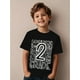thumbnail image 1 of Kids' Second Grade First Day of School T-Shirt - Black with White Bold '2' - Back to School Celebration Outfit - Machine Washable Boys' Educational Shirt for Second Graders, Backtoschool Apparel, 1 of 5