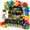 Building Block Black, variant on 307 Alien Birthday Decorations All-in-one Set For 25 Guests
