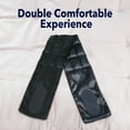 thumbnail image 5 of Weighted Eye Mask, Pressure Sleeping Mask for Women Men Side Sleeper, Double-Side Sleeping Eye Cover with Velcro, Travel Eye Blindfold, 10oz, (Black-Weighted), 5 of 5