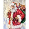 thumbnail image 1 of Cuadros Decorativos (DB6227) Papá Noel 5D DIY Cuadrado Diamante Pintura Mosaico Punto de Cruz (B1528) 20X30cm Wdftyju embutido en tela, 1 of 1