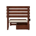 thumbnail image 5 of AFI Oxford Twin Wood Platform Bed with Headboard, Footboard & 2 Storage Drawers, Walnut, 5 of 7