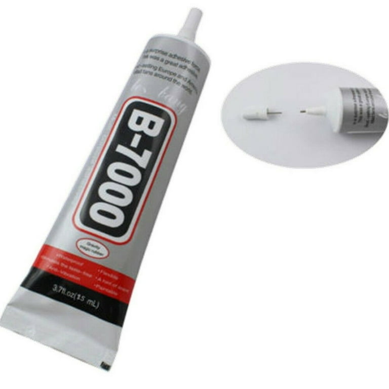 B7000 Glue with Needle Mobile Phone Point Drill DIY Jewelry Decorative Mobile Phone Screen Glue, Size: 25 mL, White