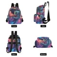 thumbnail image 4 of FORMRS Mini Backpack Purse for Women Travel Daypack Casual Shoulder Bag, Space Astronaut, 4 of 7