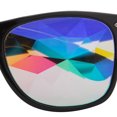 thumbnail image 4 of LELINTA 1/ 2Packs Fashion Rainbow Kaleidoscope Glasses Prism Sunglasses Festival Diffraction Goggles Cosplay, 4 of 7