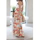 thumbnail image 4 of Pantalones Anchos de Pierna para Mujer, Pantalones Palazzo Florales Fluidos para Mujer, Pantalones Casuales de Verano de Cintura Alta. Estampados Coloridos XXL, 4 of 7