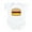 Cloud White, variant on CafePress - Hamburger Infant Bodysuit - Baby Light Bodysuit, Size Newborn - 24 Months