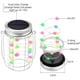 thumbnail image 4 of Luces solares para tapa de tarro de cristal, cadena de luces de hadas de 20 LED, 6 luces para tapa con 6 colgadores para decoración de exteriores, sin tarros, 4 of 9