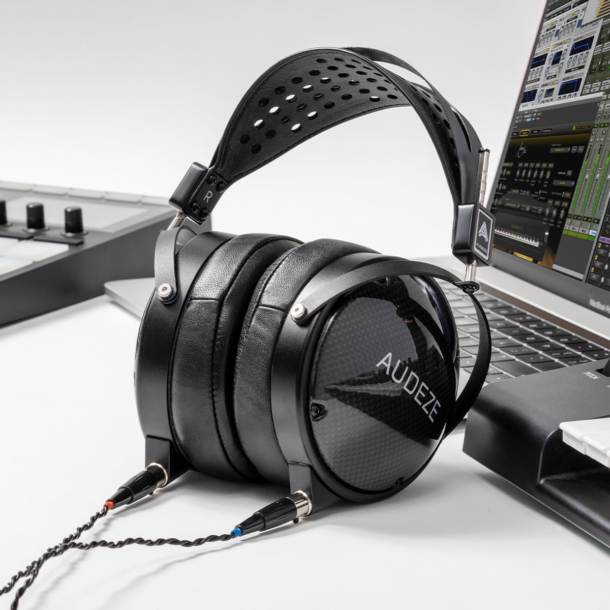 Audeze LCD-XC Closed-Back Over Ear Headphones (Carbon, Leather-Free)