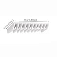 thumbnail image 3 of Space Saving Under Shelf Lid Organizer, 8 Slot Durable Plastic Construction, Fits Kitchen Cabinet Pantry Shelf And Countertop, White Storage Organizer, 3 of 7