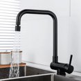 thumbnail image 1 of Kitchen Faucet - Foldable Swivel - Black - 3.2-4.0 cm, 1 piece (with 1 hose), 1 of 5