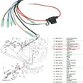thumbnail image 4 of 61T-82590 7Pin Wire Harness Hardness Assy for Outboard Motor, 4 of 6