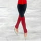 thumbnail image 5 of Calentadores de Piernas para Patinaje sobre Hielo, Calentadores de Piernas de Punto, Ligeros, Cómodos, Calcetines de Patinaje sobre Hielo Modernos, Ca rojo, 5 of 7