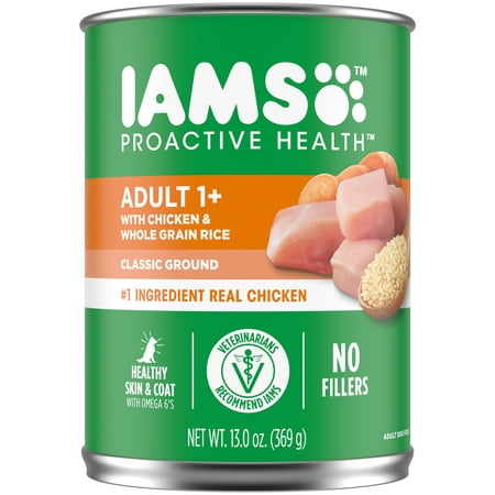 UPC 019014013296 product image for IAMS PROACTIVE HEALTH Adult Soft Wet Dog Food Paté with Chicken & Whole Grain Ri | upcitemdb.com