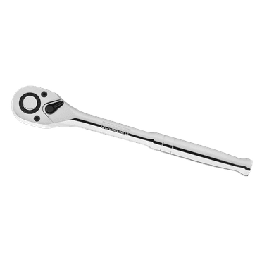HART 90-Tooth 1/2-inch Drive Ratchet, Universal Fit, Chrome Vanadium Steel