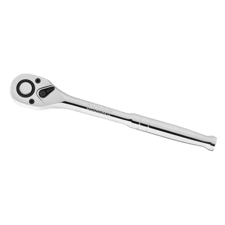 HART 90-Tooth 1/2-inch Drive Ratchet, Universal Fit, Chrome Vanadium Steel