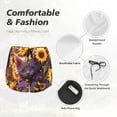 thumbnail image 4 of Rateoe Sunshine Cute Cat Sunflower Printed 2 in 1 Women's Workout Shorts for Athletic Gym Running Shorts with Phone Pockets-Small, 4 of 7