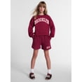 thumbnail image 2 of Weekend Academy Girls Graphic Print Fleece Sweatshirt, Sizes 4-18, 2 of 5