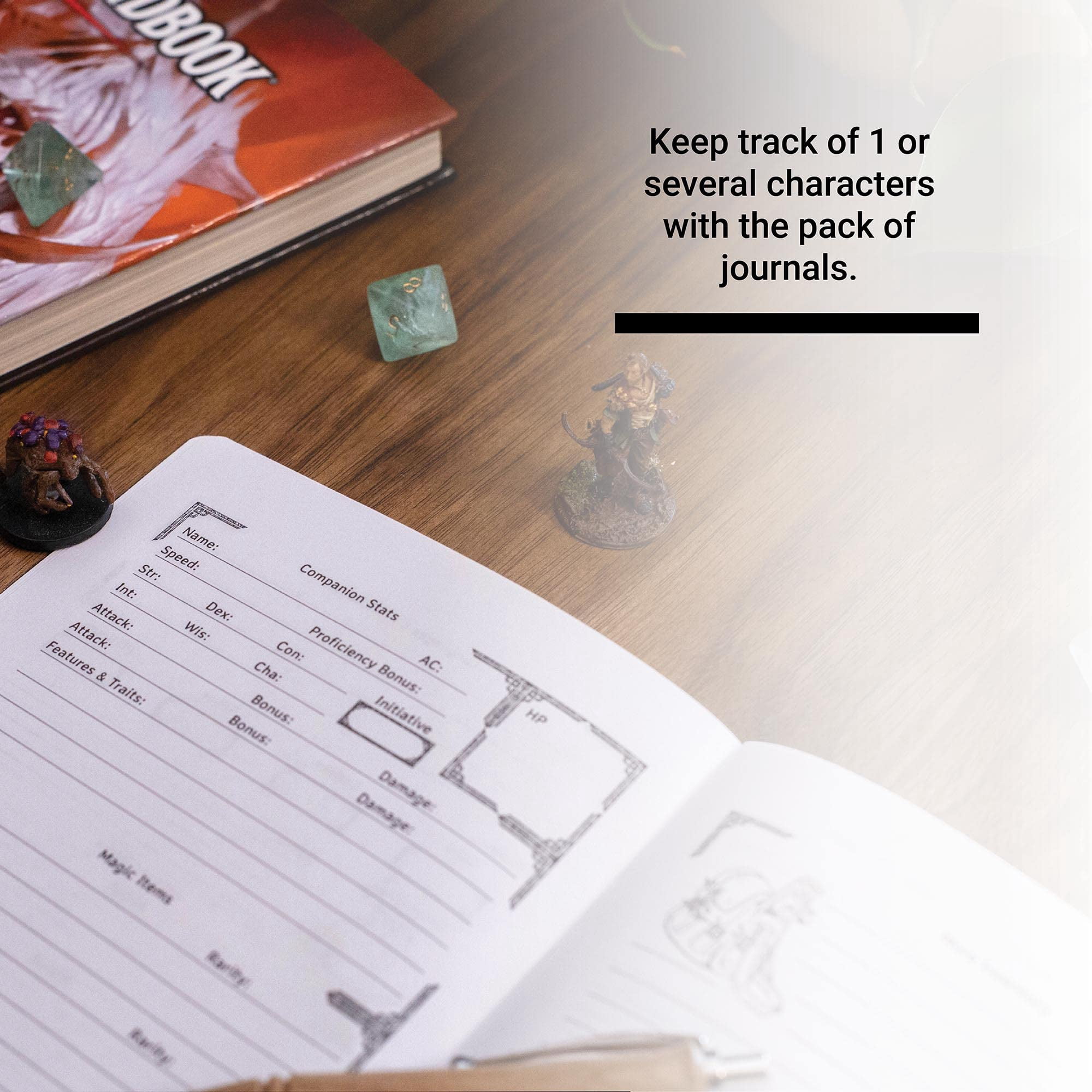 1985 Games Players DND Notebook Character Journal Black
