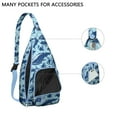 thumbnail image 4 of Nautical Great White Shark Backpack - Realistic Ocean Predator Pattern, Multi-Pocket Organization, 4 of 4