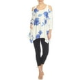 thumbnail image 2 of White Mark Fashion Casual Scoop Neck Floral Blouse & Top, Women's & Women's Plus, 2 of 5