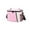 Pink, variant on TACILIP Large Capacity Crossbody Lunch Bag Color Blocked Picnic Bag Bento Bag Insulated Bag Bento Lunch Tote, Birthday Gifts