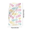 thumbnail image 3 of Rewenti 59X29.5In Microfiber Beach towel Double Sided Velour Large Rectangular Thick Bath towel Fast Dry Soft Absorbent Sand Free for Travel Pool Swimming, 3 of 6