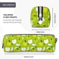 thumbnail image 3 of Cauagu Fruit Print Leather Pencil Pen Case - Stationery Bag Portable Stationery Bag Big Capacity Pencil Pouch Cosmetic Organizer Bag for Men & Women, 3 of 7
