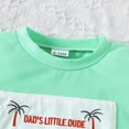 thumbnail image 6 of Toddler Baby Boy Summer Clothes Palm Tree Print Short Sleeve T-Shirt Tops Shorts Set Hawaiian Beach Outfit, 6 of 6