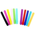thumbnail image 1 of 20pcs Silicone Snap Bracelet Solid Color Design Wristband Patting Hand Band Colorful Slap Bracelet Party Favor Funny Gift(12 Color Random and Assorted), 1 of 6