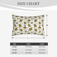 thumbnail image 6 of Daiia Hohey Bee Golden2 Bedding Waterproof Pillow Protector Zippered Queen – Bed Bug Proof Pillow Encasement-16"x24", 6 of 9