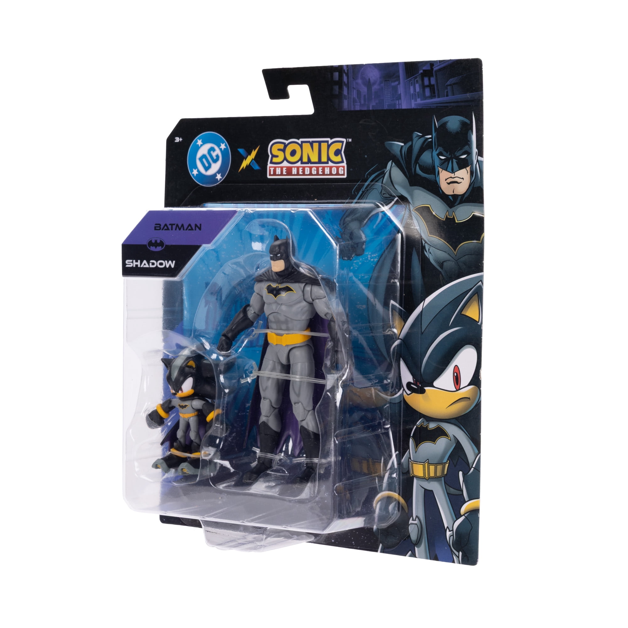 Sonic X DC Action Figure Multipack - 2.5 inch Shadow and 5 inch Batman
