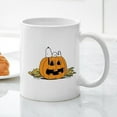 thumbnail image 3 of CafePress - Snoopy Jack O Lantern 15 Oz Ceramic Large Mug - 11 oz Ceramic Mug - Novelty Coffee Tea Cup, 3 of 4