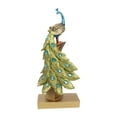 thumbnail image 1 of Estatua de pavo real, figura de resina coleccionable para decoración del hogar, adorno de mesa para Altura 345 cm, 1 of 9