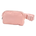 thumbnail image 1 of Bolsa para cinturón deportivo, bolsa para cinturón deportiva con ajuste de gran capacidad, para viajar, 60-120 cm, color rosa, 1 of 12