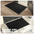 thumbnail image 5 of PABUBE Outdoor Door Mat Non Slip Backing Doormat,Low Profile Doormat Entry Rug, Outside Floor Mat for Entryway, Black, 36" x 60", 5 of 8