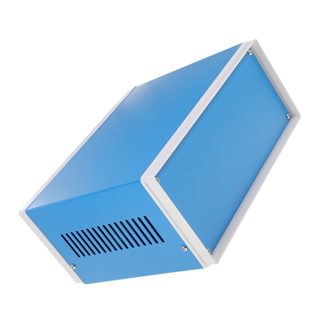 BESTYASH Caja De Aluminio Azul Para Electrónica Con Instalación Sencilla Y Duradera