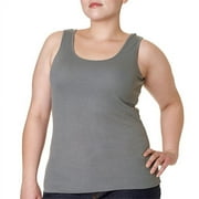 Metro7 - Women's Plus Ribbed Tank Top