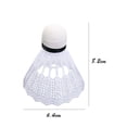 thumbnail image 5 of Lightweight Kids' Badminton Shuttlecocks - Training Set of 12pcs WHITE, 5 of 5