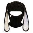 thumbnail image 1 of Fgnfyis Rabbit Ear Hat Autumn and Winter Neck Knitted Hat Bomber Hats BK2, 1 of 6