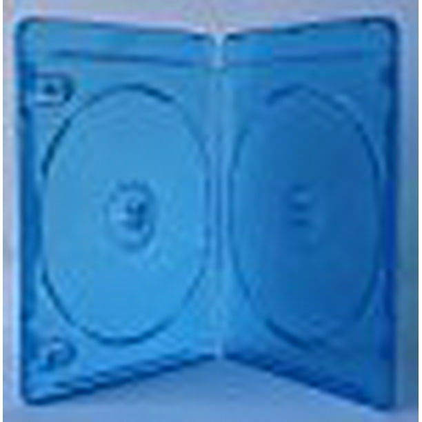 (10) Empty Standard Double Blue Replacement Boxes / Cases for BluRay