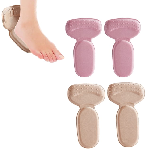 Agarres invisibles para el talón, 2 pares de protectores de talón con amortiguación, agarraderas para el talón, almohadillas de amortiguación para el talón, máxima comodidad